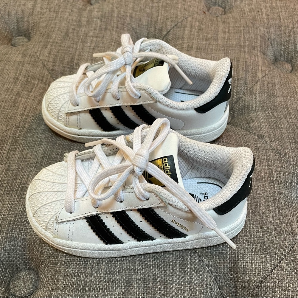 Adidas Superstar Sneakers Trainers Tennis Shoes Toddler Girl Boy Neutral 6K